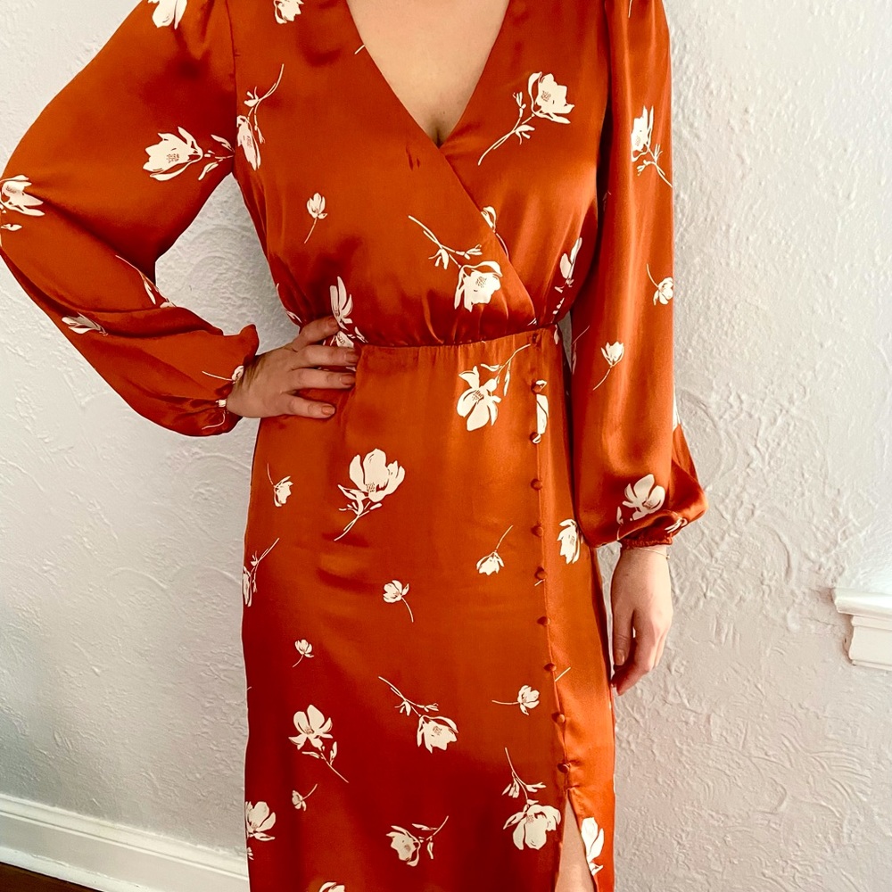 Fall flower dress